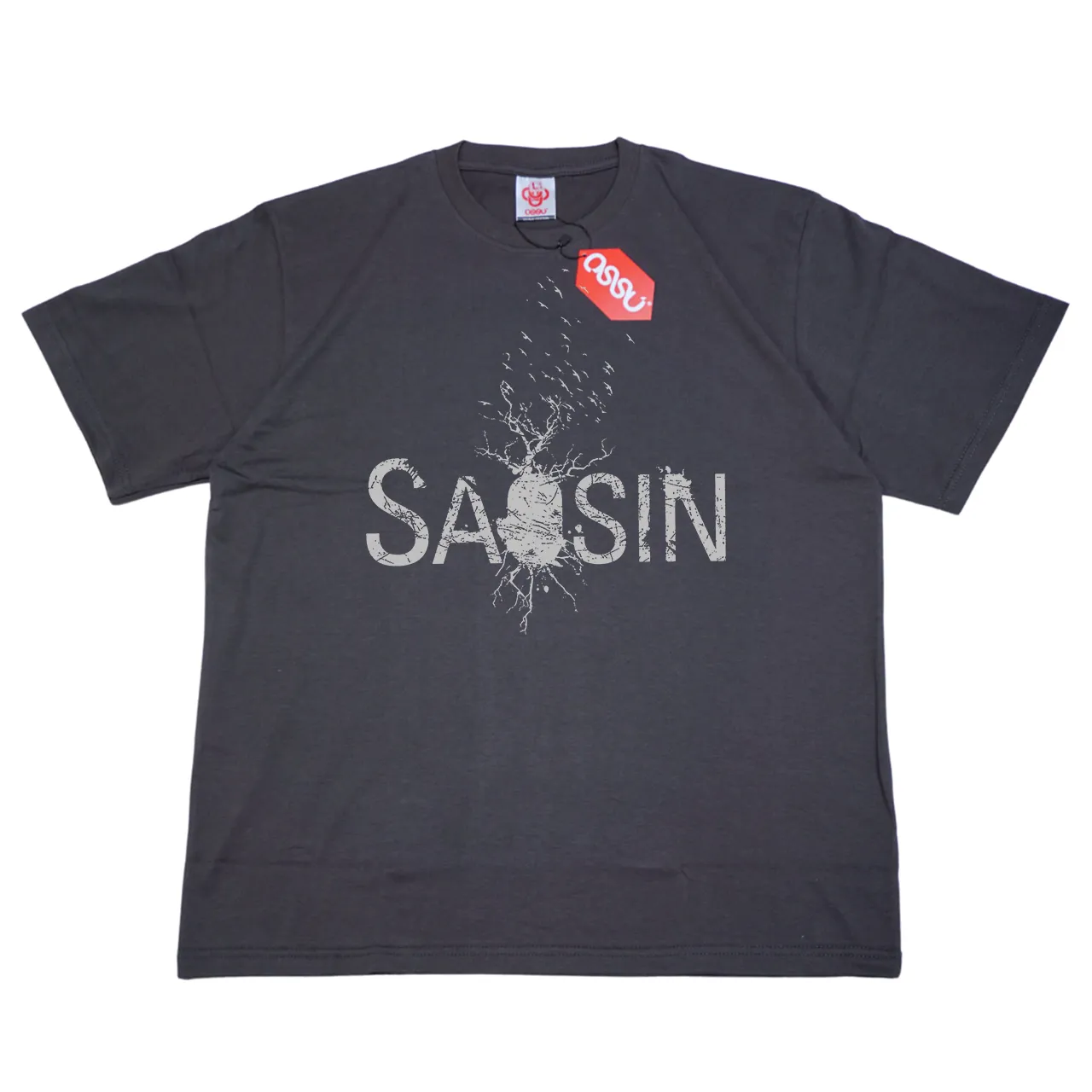 SAOSIN LOGO ROOTS GREY