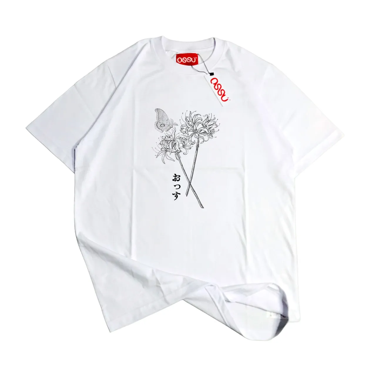 HIGANBANA FLOWER SKETCH WHITE