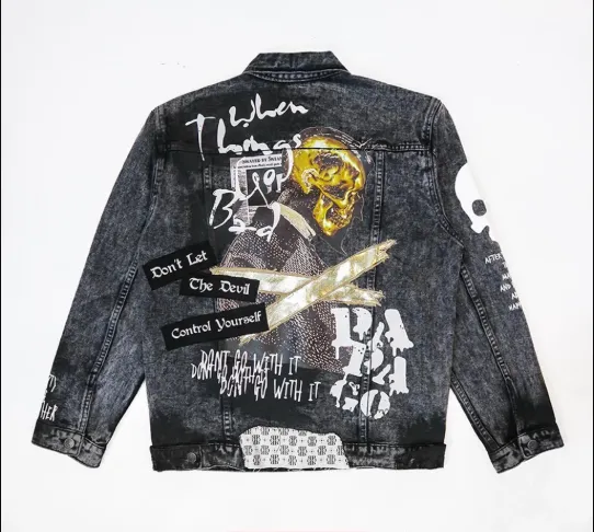 PAPAGO - JAKET JEANS - JAKET DENIM PRIA - EVIL PRESLEY