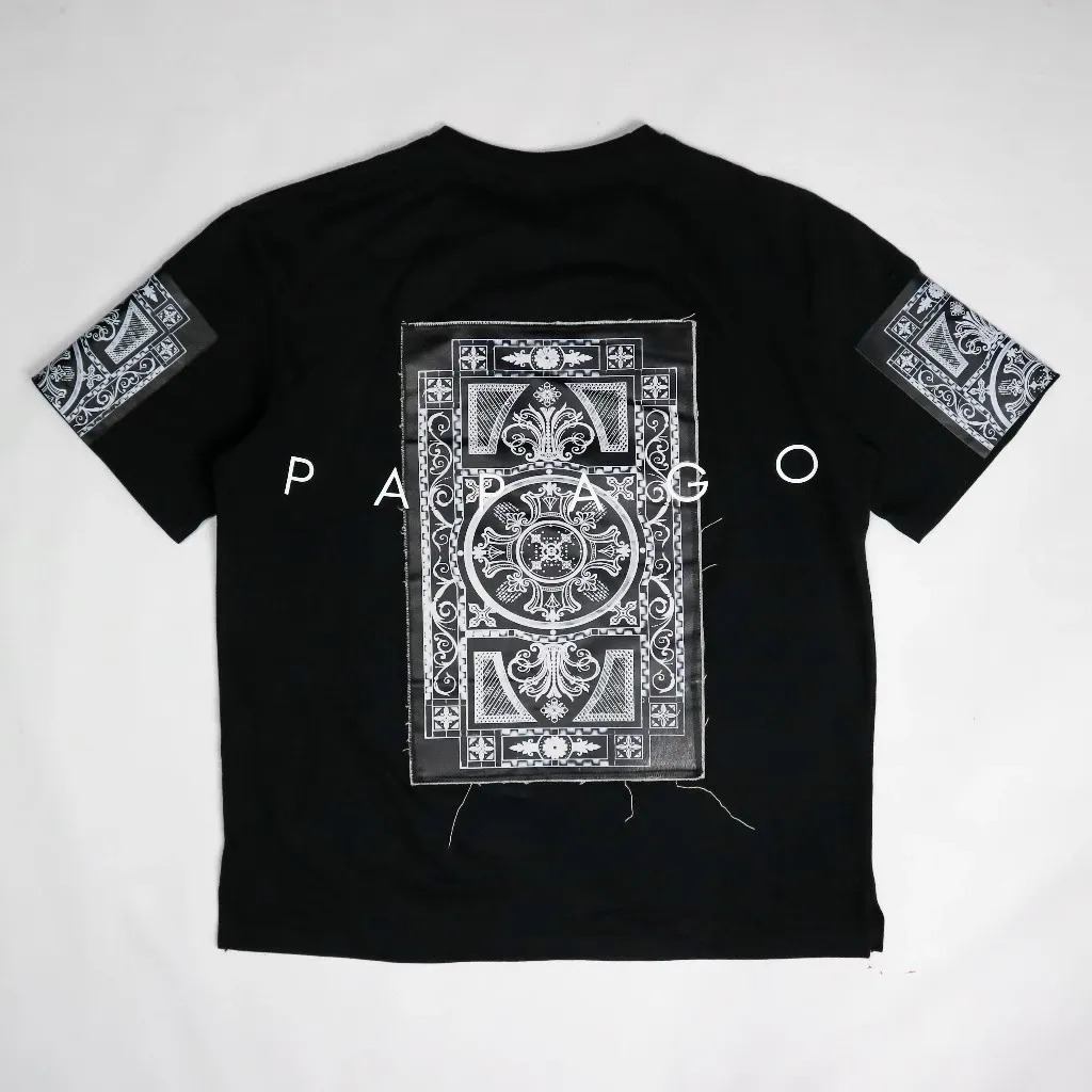 PAPAGO - T-SHIRT OVERSIZE - BLACK MIRROR